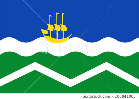 Flag of Midden-Delfland Municipality (South Holland or Zuid-Holland province, Kingdom of the Netherlands, Holland) Midden Delfland Flag of Midden-Delfland Municipality (South Holland or Zuid-Holland province, Kingdom of the Netherlands, Holland) Midden Delfland 106841005