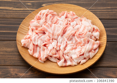 五花肉切片 106841390