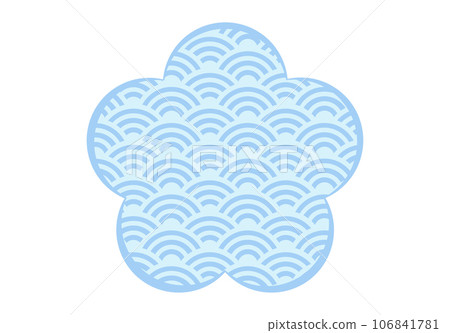 Japanese pattern background 106841781