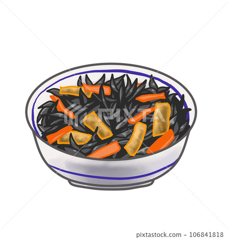 simmered hijiki simmered hijiki 106841818