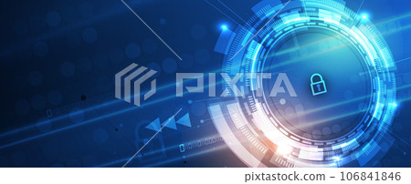 Technology abstract futuristic background for internet business. Big data concept. Technology abstract futuristic background for internet business. Big data concept. 106841846