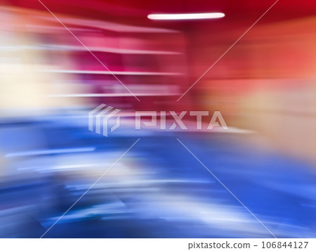 Unfocused blur abstract lobby modern art center as background 106844127