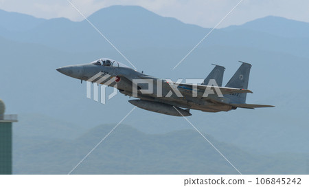 航空自衛隊第303中隊F-15J鷹低空飛行 航空自衛隊第303中隊F-15J鷹低空飛行 106845242
