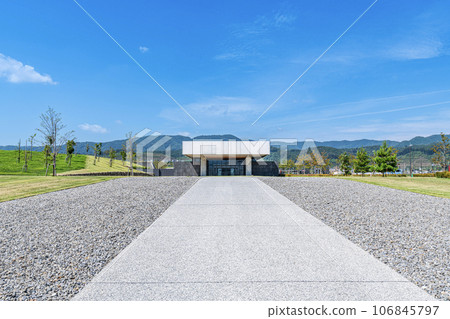 Rikuzentakata City, Iwate Prefecture, Great East Japan Earthquake Tsunami Memorial Museum (Iwate TSUNAMI Memorial) on a clear day Rikuzentakata City, Iwate Prefecture, Great East Japan Earthquake Tsunami Memorial Museum (Iwate TSUNAMI Memorial) on a clear day 106845797