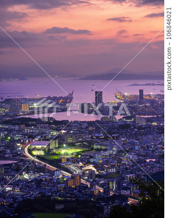 福岡島城市夜景 106846021