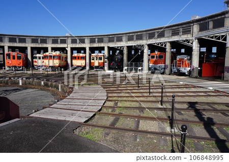 在津山市“Tsuyama Manabi's Railroad Hall”展出鐵路相關事物的博物館 106848995