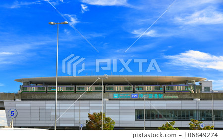 [Hyogo Prefecture] Sunny weather at Kobe Airport Station (Port Island Line) 106849274