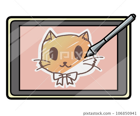 使用 LCD 數位板創建插圖 106850941