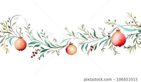 Christmas decoration background 106851015