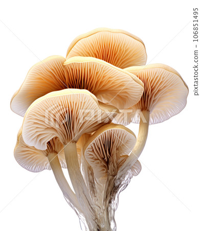Illustrated mushrooms isolated 106851495