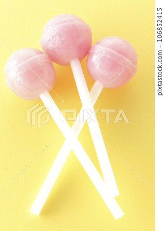 spherical candy on a stick spherical candy on a stick 106852415