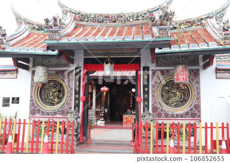 Cheongyun Temple in the old town of Malacca, Chinese temple, World Heritage Site, Malaysia 106852655
