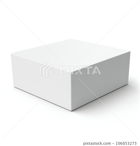 White Box Isolated on a White Background.... - Stock Illustration ...