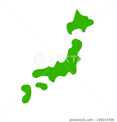 map of japan 106853406