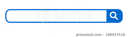 Blue search bar. Internet search box. vector. Blue search bar. Internet search box. vector. 106853516