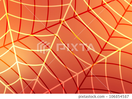 Orange web spider line abstract geometric connection network background Orange web spider line abstract geometric connection network background 106854587