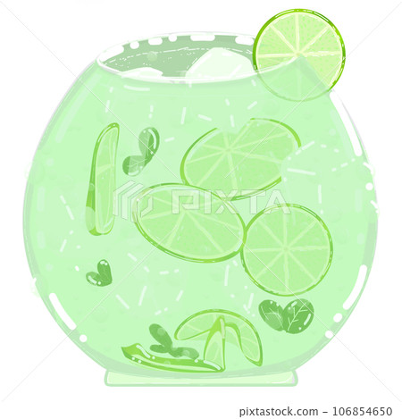Ice lime soda Ice lime soda 106854650