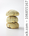 melon bread on white background 106855167