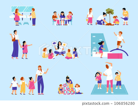 Kindergarten Flat Set Kindergarten Flat Set 106856280