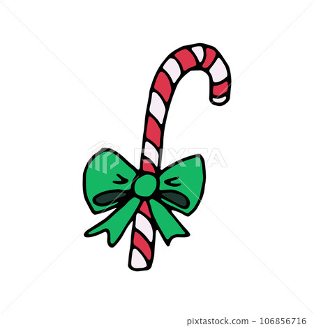 Christmas traditional candy sugar cane Christmas traditional candy sugar cane 106856716