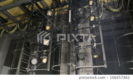 Stage lighting. Stage lighting. 106857862