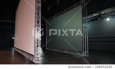 Stage projection screen. Stage projection screen. 106858280