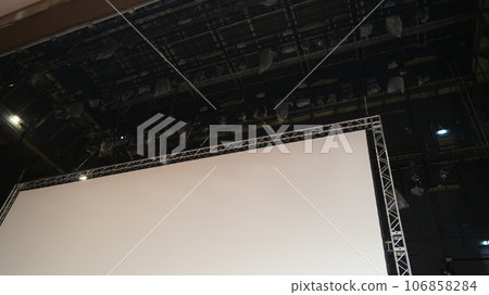 Stage projection screen. Stage projection screen. 106858284