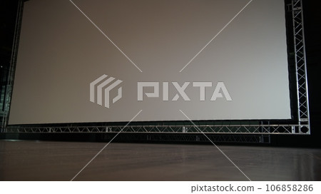 Stage projection screen. Stage projection screen. 106858286