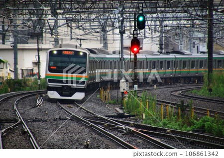 The main artery connecting the metropolitan area from north to south... "Tokyo Ueno-Shonan Shinjuku Line" 231 series 106861342