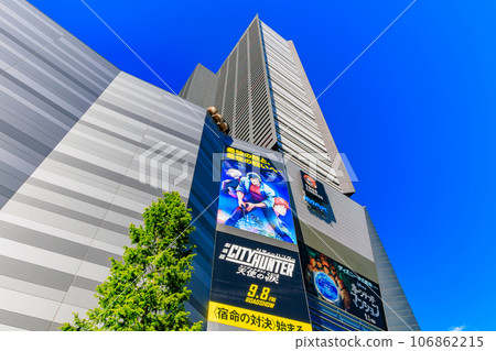 東京新宿區歌舞伎町的城市景觀,新宿東寶大廈 東京新宿區歌舞伎町的城市景觀,新宿東寶大廈 106862215