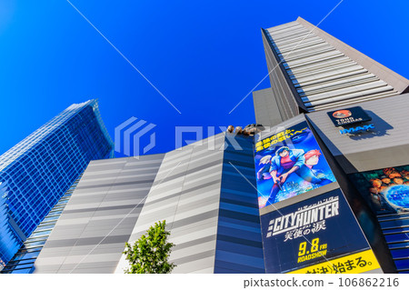 東京新宿區歌舞伎町的城市景觀,新宿東寶大廈 東京新宿區歌舞伎町的城市景觀,新宿東寶大廈 106862216