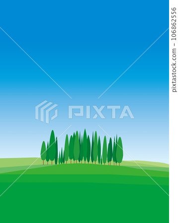 Val d'orcia 托斯卡納 意大利 賽普拉斯 夏季 106862556