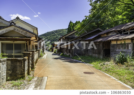 福井縣若狹町球磨川宿下町街景 106863030