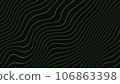 Wavy lines abstract minimal elegant motion background. Seamless looping 106863398