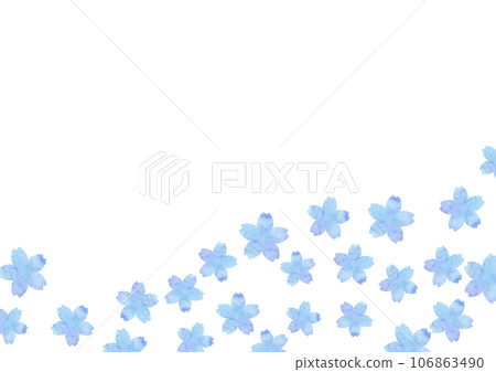 水彩花卉框架 水彩花卉框架 106863490