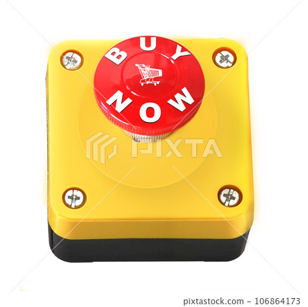 buy now red push button concept buy now red push button concept 106864173