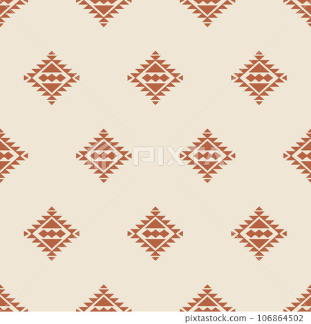 Minimal Southwestern Boho Navajo Seamless Pattern Minimal Southwestern Boho Navajo Seamless Pattern 106864502