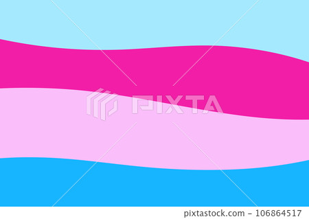 Pink Blue Gradient Abstract Wavy Vector Background 106864517
