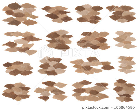 Craft collage texture art material set Craft collage texture art material set 106864590