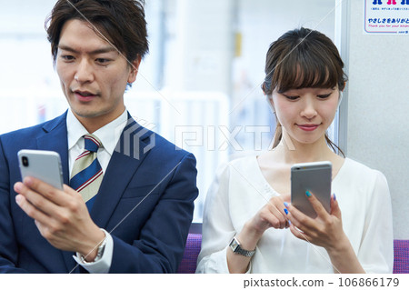 Men and women shooting cooperation "Keioh Electric Railway Co., Ltd." Men and women shooting cooperation "Keioh Electric Railway Co., Ltd." 106866179