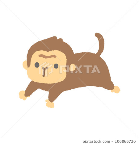 可愛的猴子插畫素材 可愛的猴子插畫素材 106866720