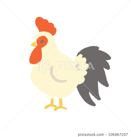 可愛的小雞插畫素材 106867207