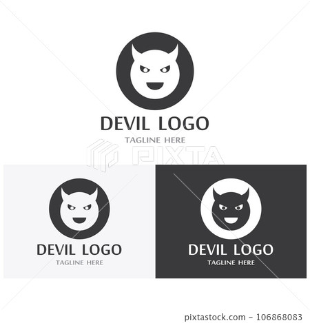 Devil horn Vector icon Devil horn Vector icon 106868083
