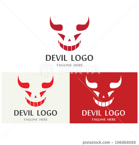 Devil horn Vector icon Devil horn Vector icon 106868088
