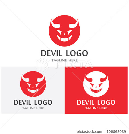 Devil horn Vector icon Devil horn Vector icon 106868089