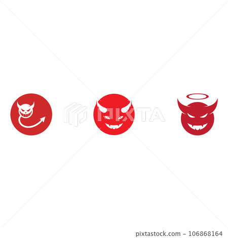 Devil horn Vector icon 106868164