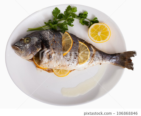 Dorado baked in oven 106868846