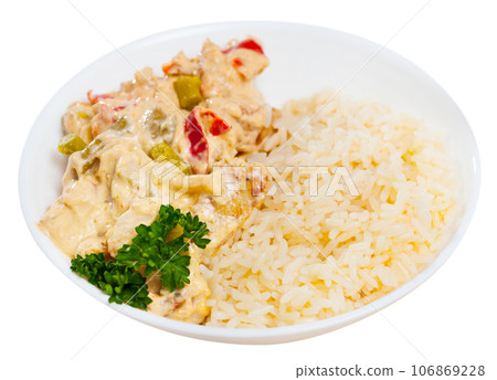 Thai Red Curry with rice Thai Red Curry with rice 106869228