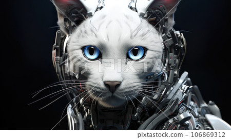 逼真的貓形機器人“AI生成圖像” 逼真的貓形機器人“AI生成圖像” 106869312