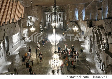 St. Kinga's Chapel, Wieliczka Salt Mine, Poland St. Kinga's Chapel, Wieliczka Salt Mine, Poland 106872412